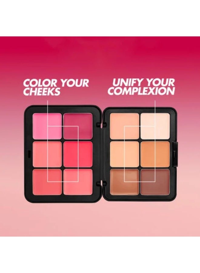 MAKE UP FOR EVER HD Skin Face Essentials Palette Foundation and Blush Cream Palette - Image 4